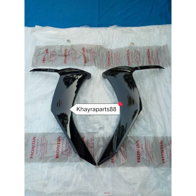 Cover tameng tebeng sayap kanan kiri Honda spacy hitam kzl original
