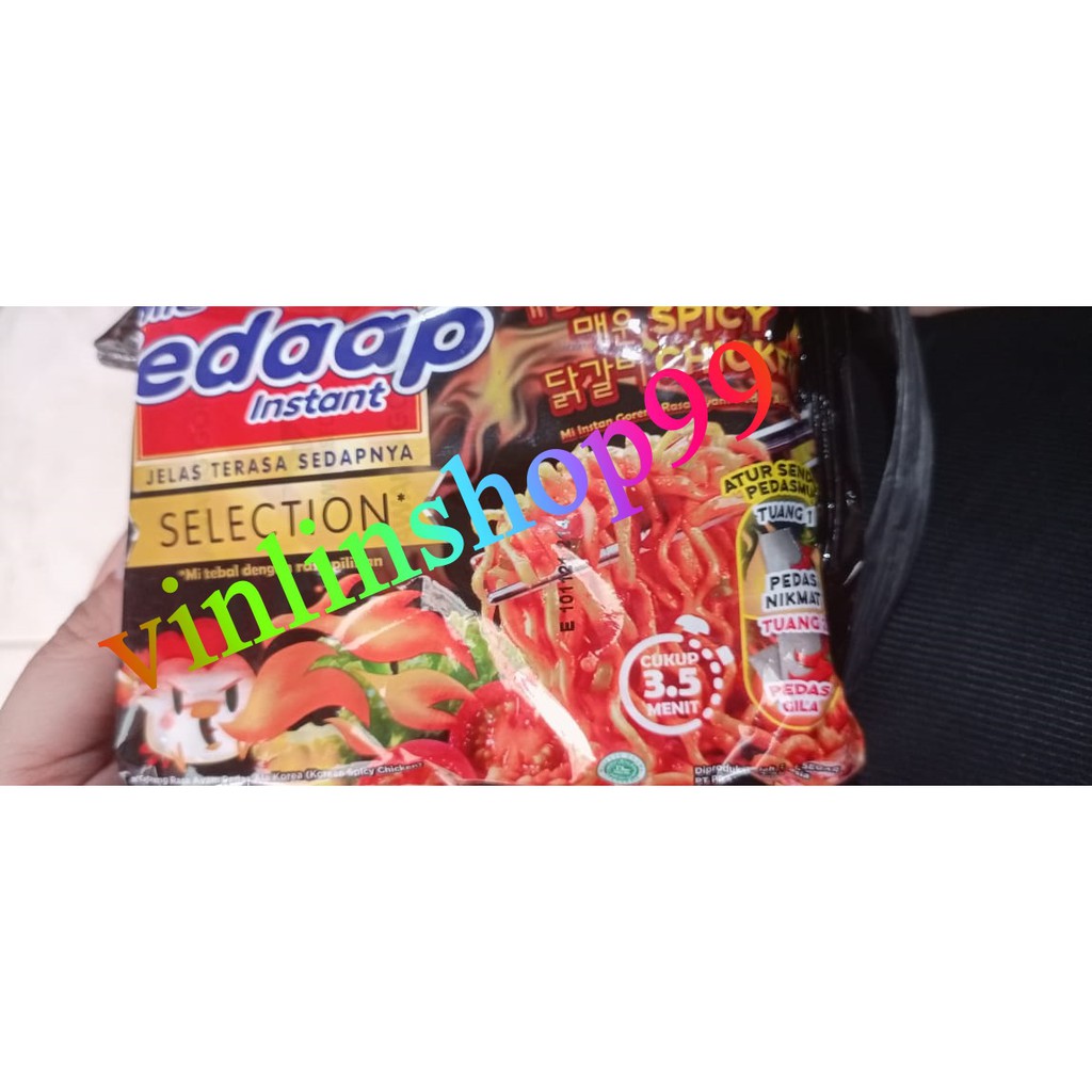 

Mie Sedap Goreng Seletion rasa Korean Spicy Chiken 87 gram