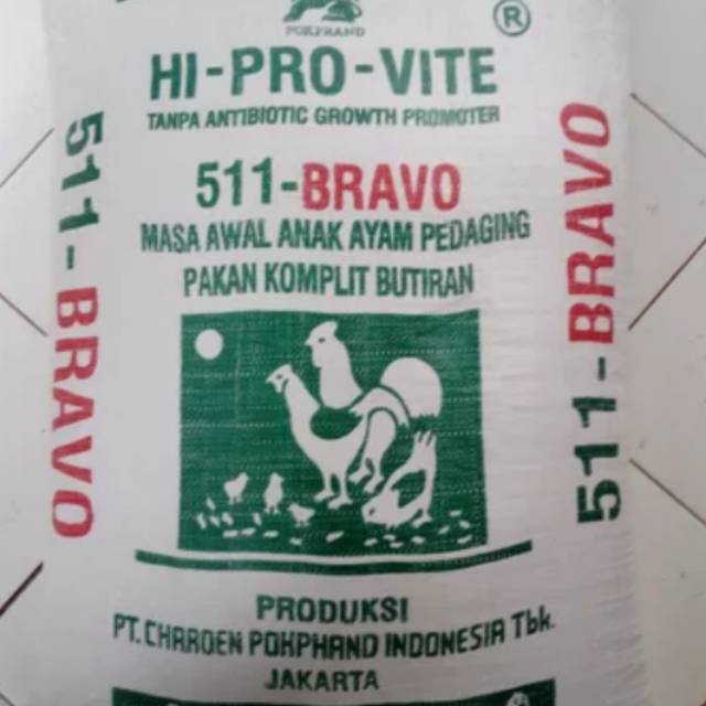 Pakan Ayam Bravo 511 Umpan Ayam Makanan Unggas 1 Kg Shopee Indonesia