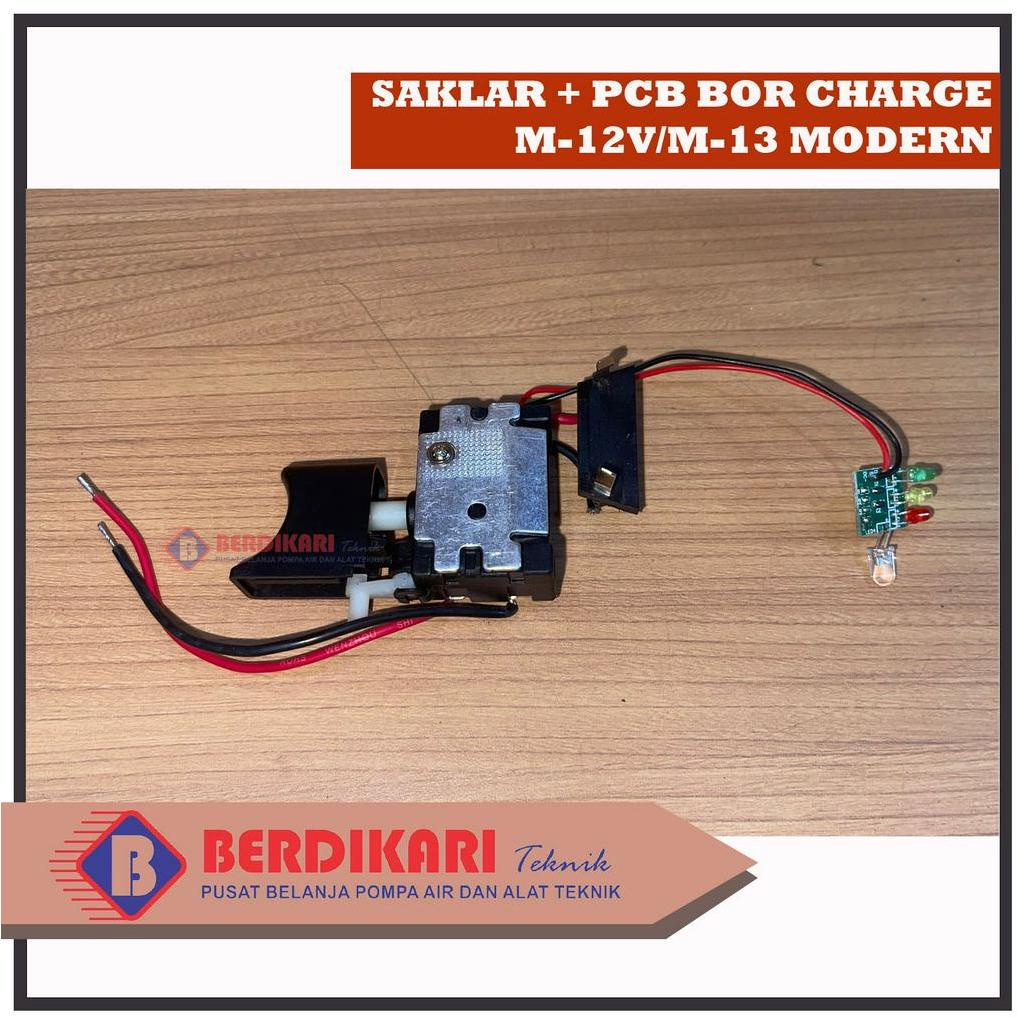 saklar bor cas M-12V / M-13 set/ M-15 M12V M12 V M13 M13 SET M-13SET MODERN