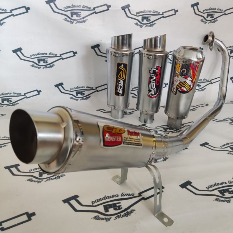 Murah  Knalpot Racing Cld Full System Road Race Ngebas Adem Pnp Satria Fu 150 Karbu Stria Fu 150