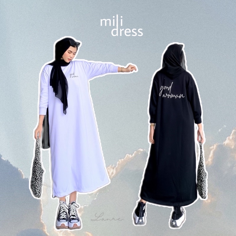 goodwoman midi dress - dress babyterry dress gamis sablon dress jumbo gamis oversize