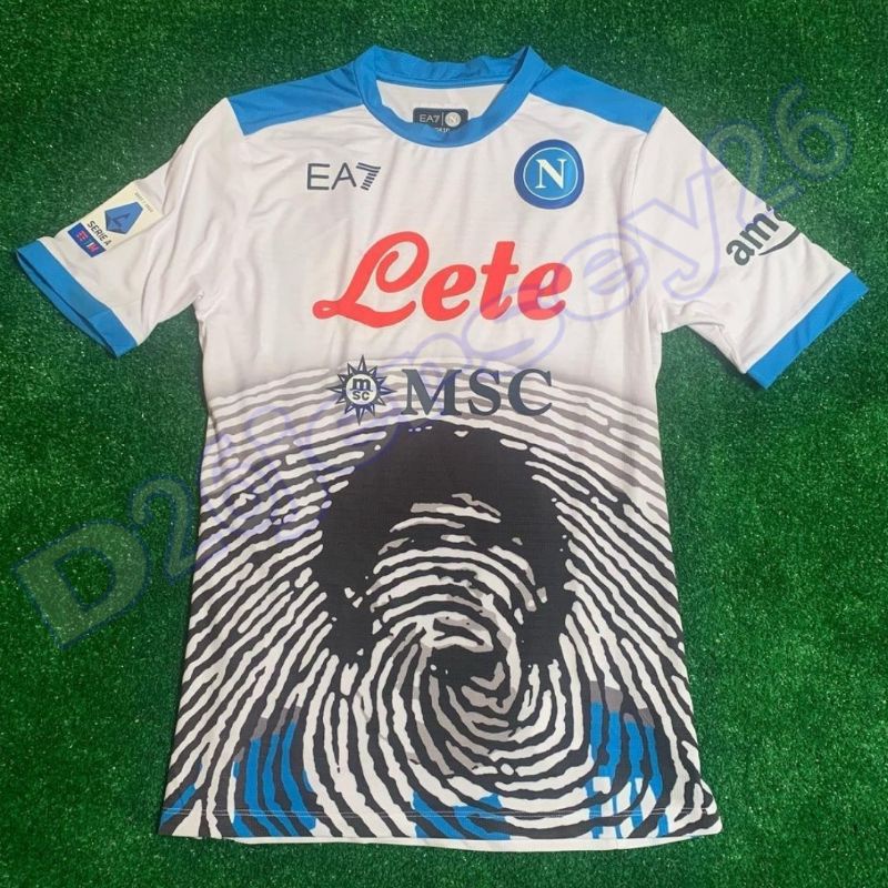 Jersey Napoli Maradona Special Edition WHITE 2021 / 2022 OFFICIAL + Patch