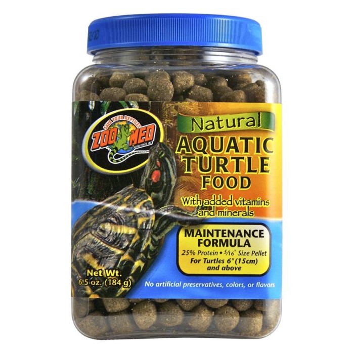 ZOOMED AQUATIC TURTLE Food MAINTENANCE Formula 110gr - 350gr Makanan Pelet Kura Air 8 mm Adult