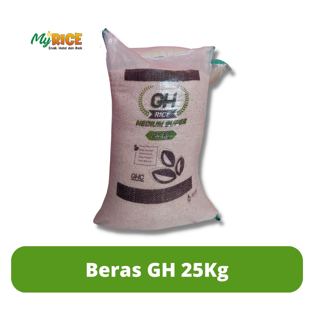 

Beras Putih GH Rice 25kg (satu karung)