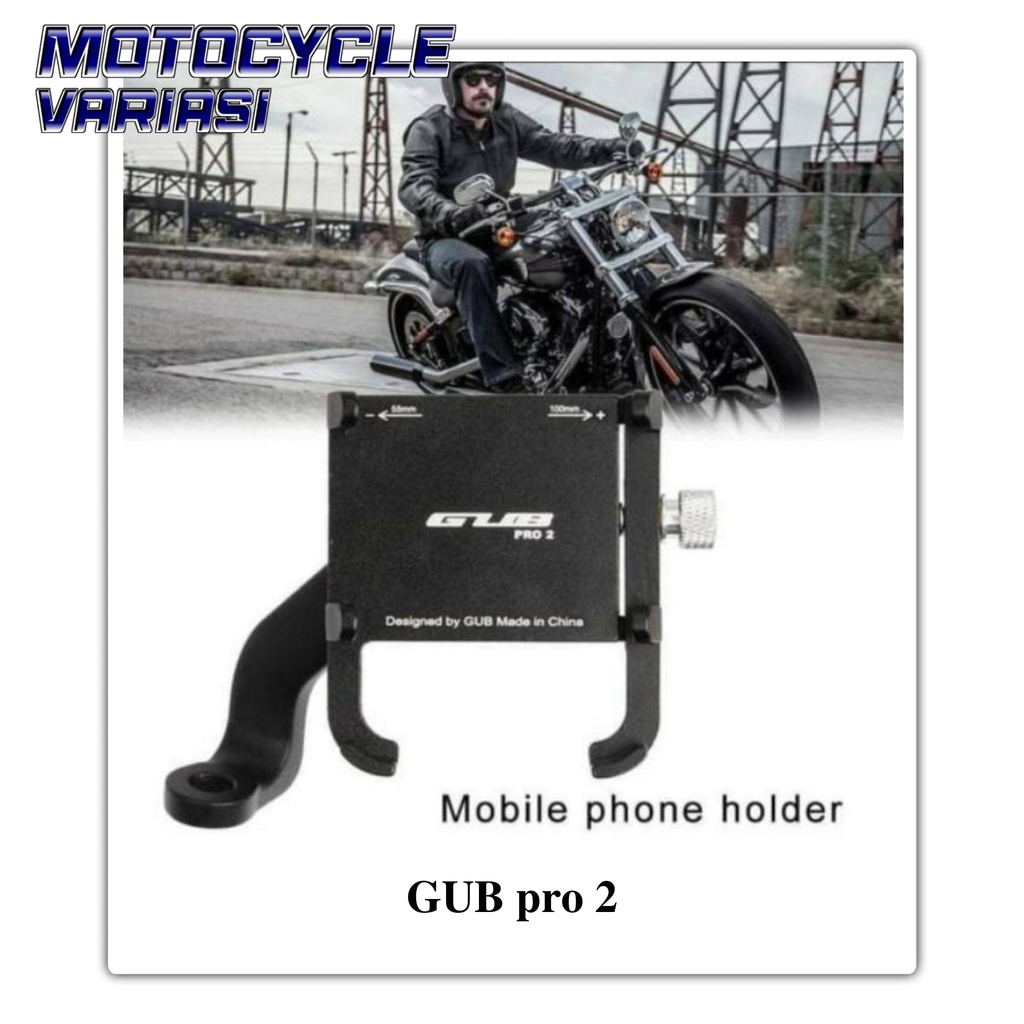 GUB pro 2 holder hp gps spion motor universal nmax aerox vario dll