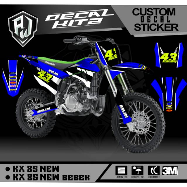DECAL STIKER KX 85 NEW - KX 85 LAMA FULL BODY