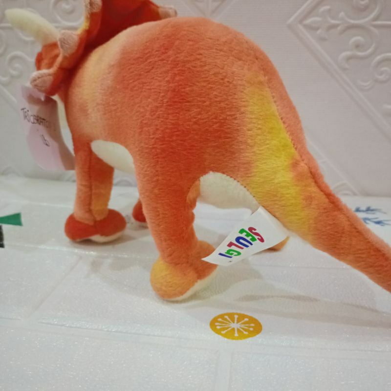 Boneka Dinosaurus Import Boneka Triceratops import Boneka Trex anak Boneka anak murah kado anak hadiah anak kado ultah hadiah ultah anak