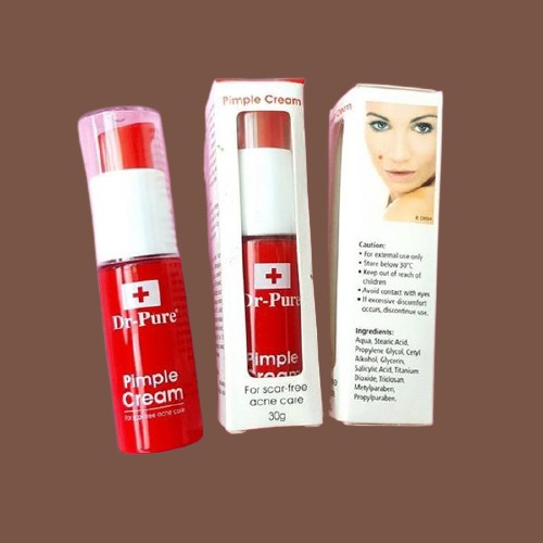 DR PURE Pimple Cream For Scar Free Acne Care 30g
