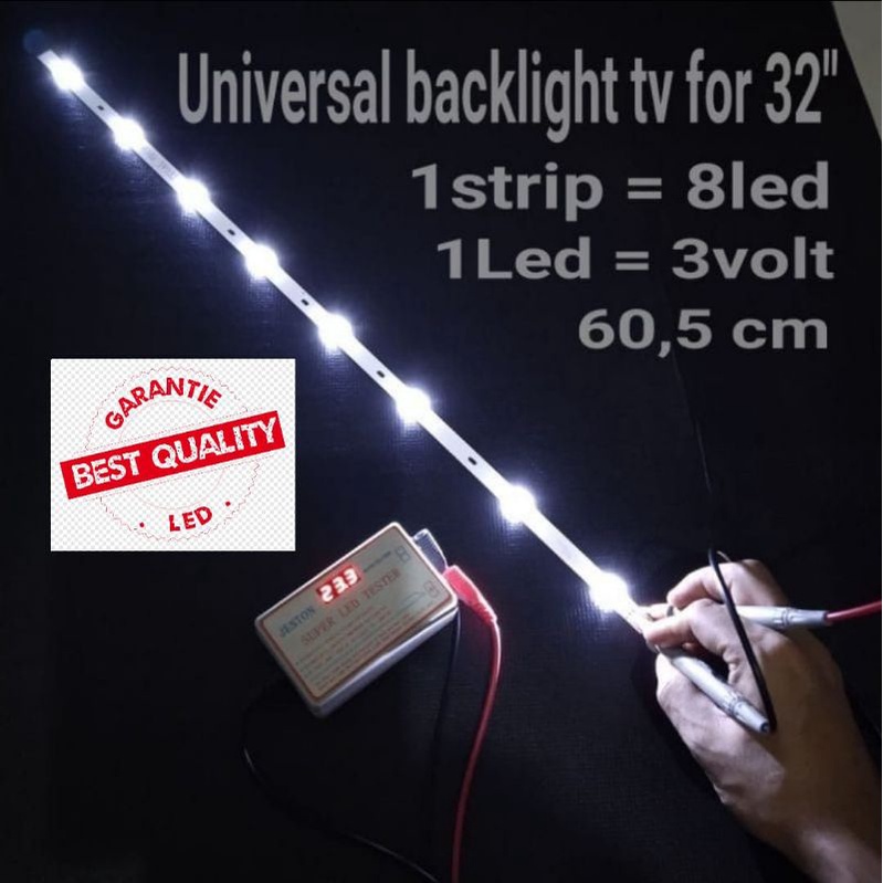 Backlight universal multi 32&quot; modifan  8k 3v 8led 3v