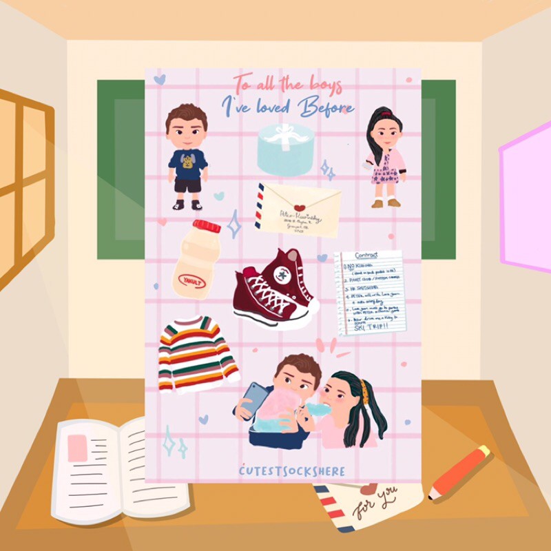 

[Last Stock] Sticker Sheet To All The Boys I’ve Loved Before