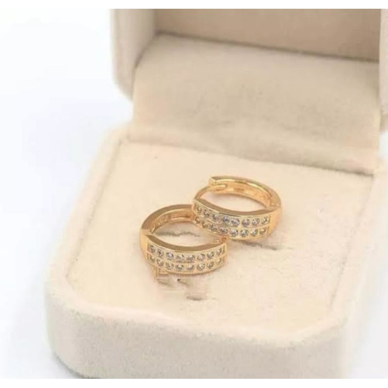 ANTING WANITA JEPIT PERMATA BARIS DUA XUPING CANTIK-1