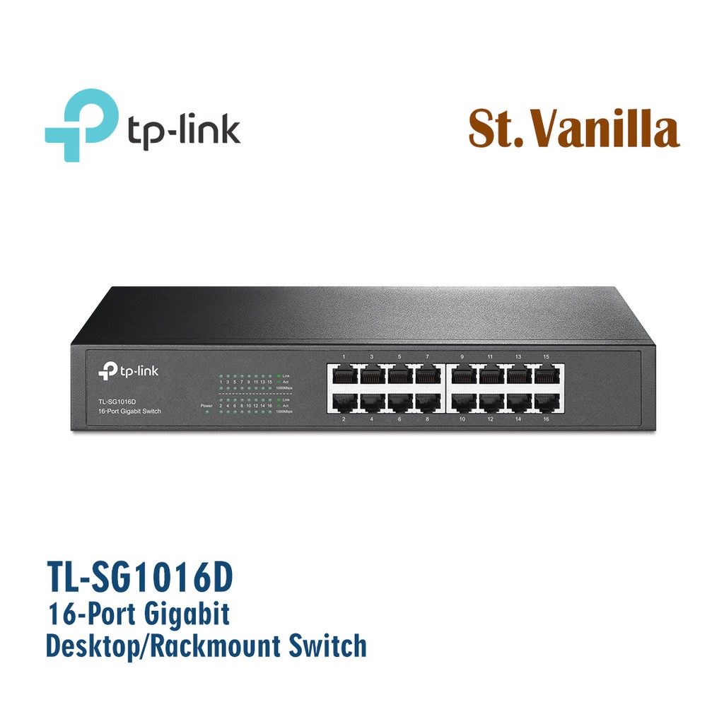 Tp-Link TL-SG1016D 16-Port Gigabit Switch TPLINK SG1016D 1016D 1016