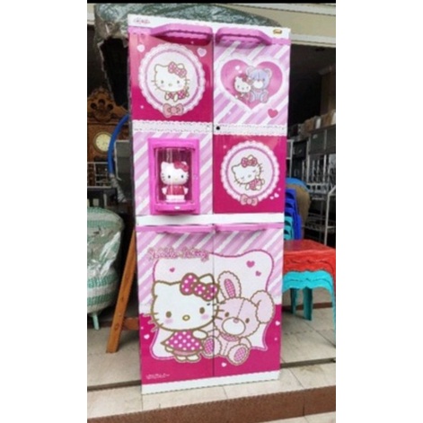 Lemari PLastik Naiba Jumbo MSC DOLL BONEKA Premium HELLO KITTY
