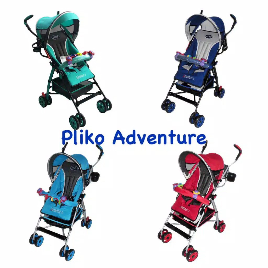 BEST SELLER STROLLER BABY PLIKO ADVENTURE 2 ORIGINAL (Second)