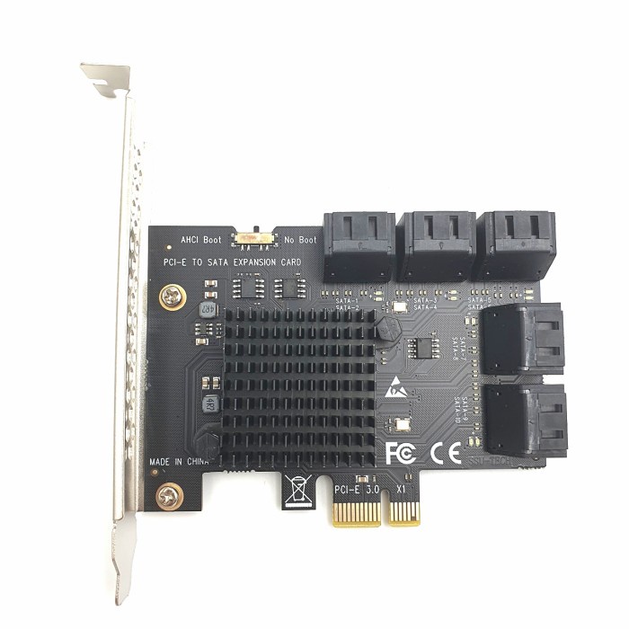 Pcie to sata 3.0 6gbps 10 port card hub splitter cabang kartu adapter