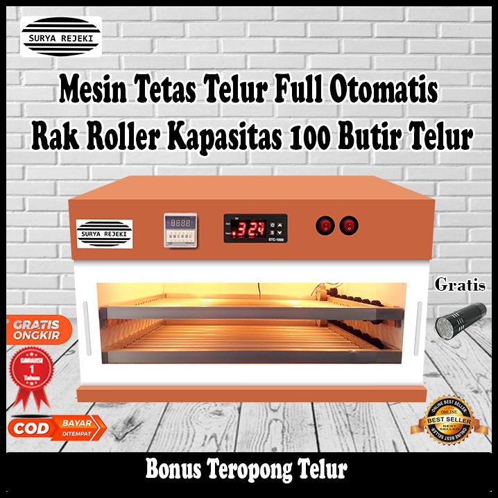 Mesin Tetas Telur Ayam Bebek Dan Burung Ful Otomatis Rak Roler (Termurah)