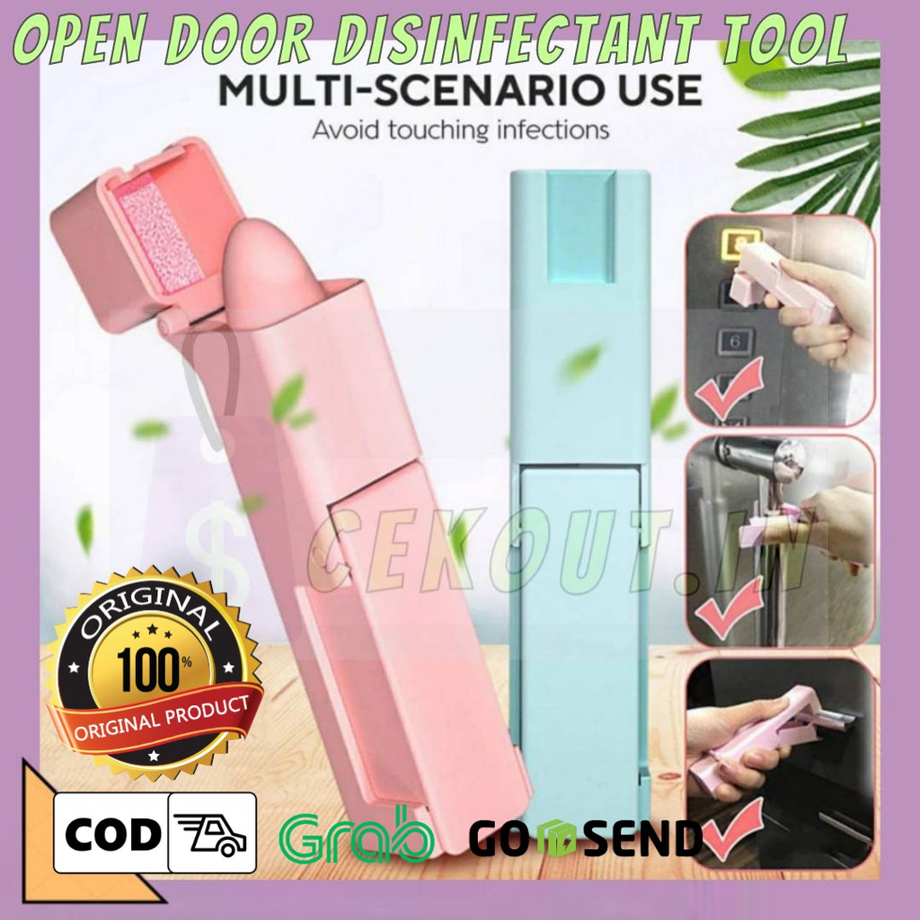 Zero Touch Tool/Alat buka pintu disinfektan/Alat pencet tombol lift disinfektan