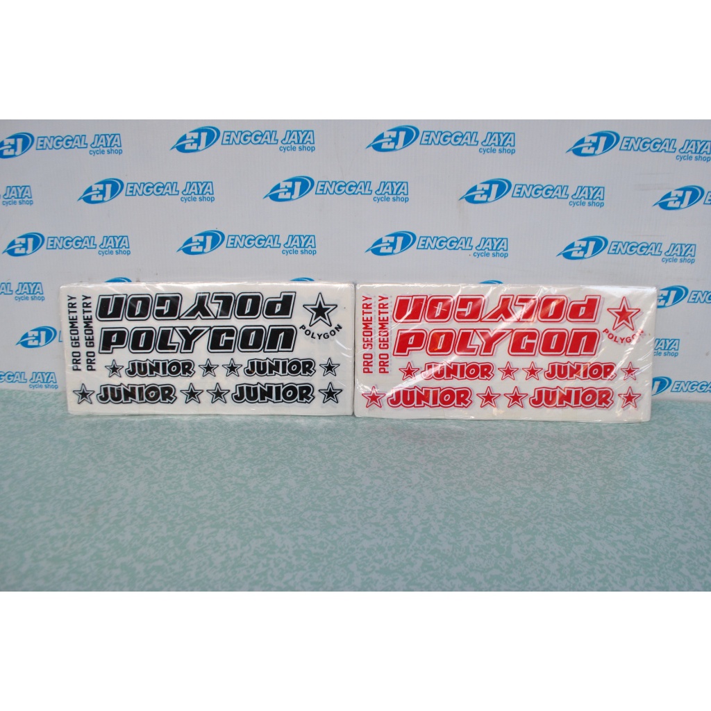 Decal Sticker Stiker Sepeda Polygon Junior Anak BMX Mini MTB Hybrid Roadbike Balap Jadul Jengki Mini