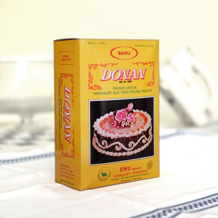 

Tepung Tepung Kue Donan Klasik Bahan Dasar Cake Mix 1Kg 2X 500 Premix Instan