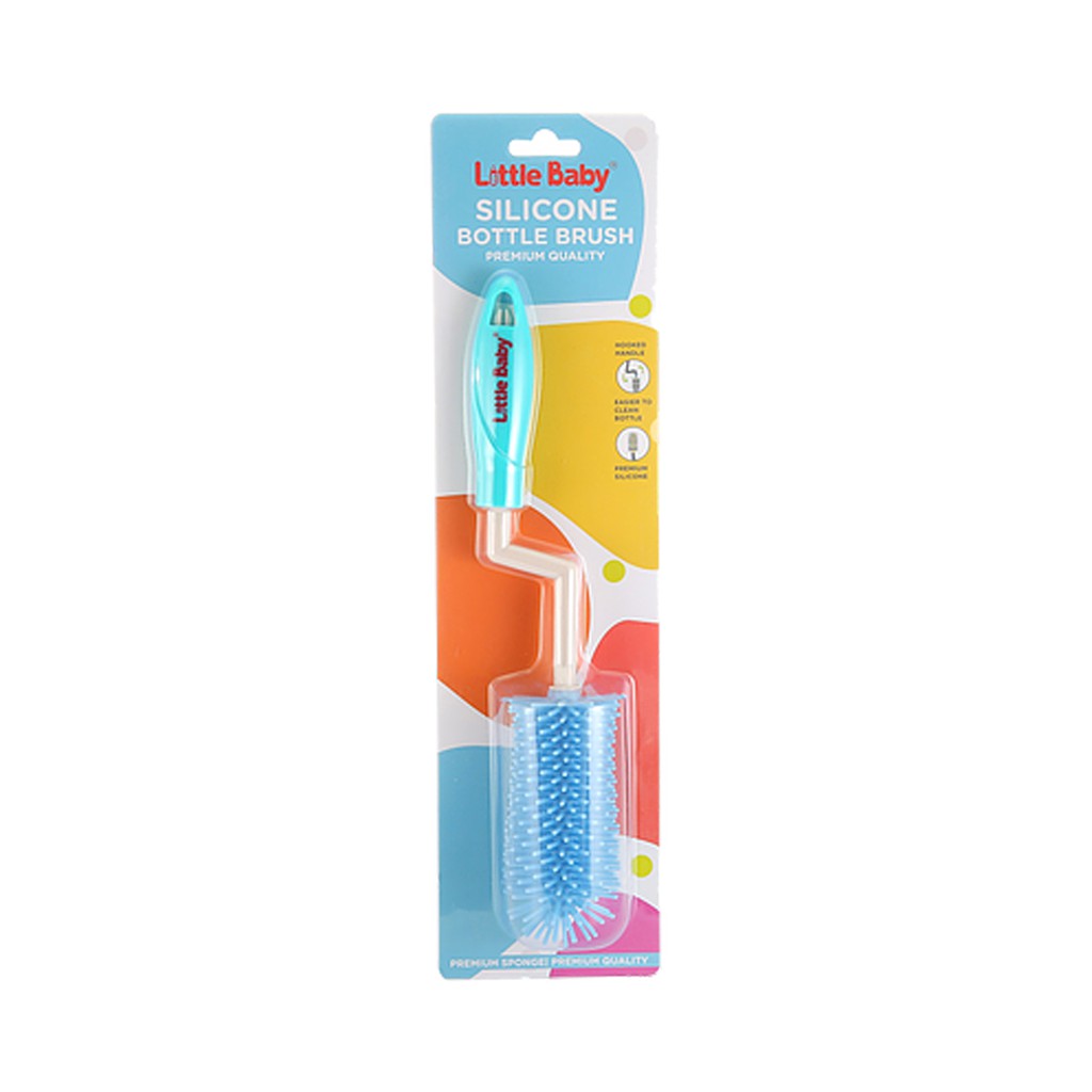 Little Baby Silicone Bottle Brush Soft Touch Sikat Botol Bayi SCB0120