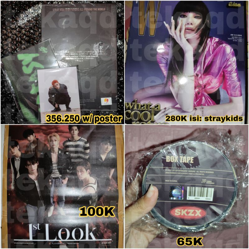 W MAGAZINE COVER LISA MAJALAH KINGDOM STRAY KIDS VER