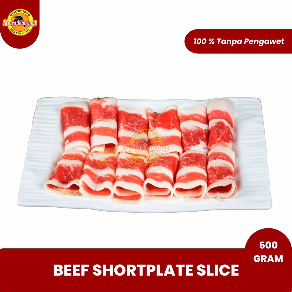 

Daging Sapi Lapis US Sliced Beef / US Shortplate Beef Slice 500 Gram