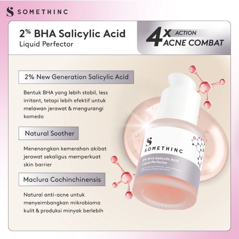 (GOSEND/COD) SOMETHINC REVIVE POTION 3% ARBUTIN + BAKUCHIOL SERUM MENCERAHKAN | 2% BHA SALICYLIC ACID LIQUID PERFECTOR SERUM JERAWAT