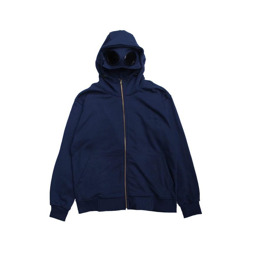 stone island zip hoodie navy