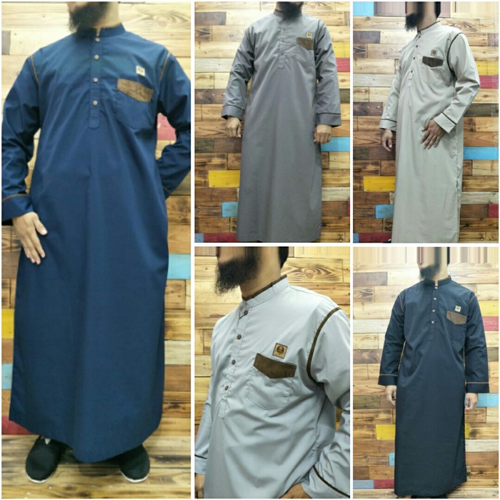 PREMIUM GAMIS JUBAH LAKI LAKI/IKHWAN AL AMWA/ JUBAH AL AMWA KATUN CVC REDTOB