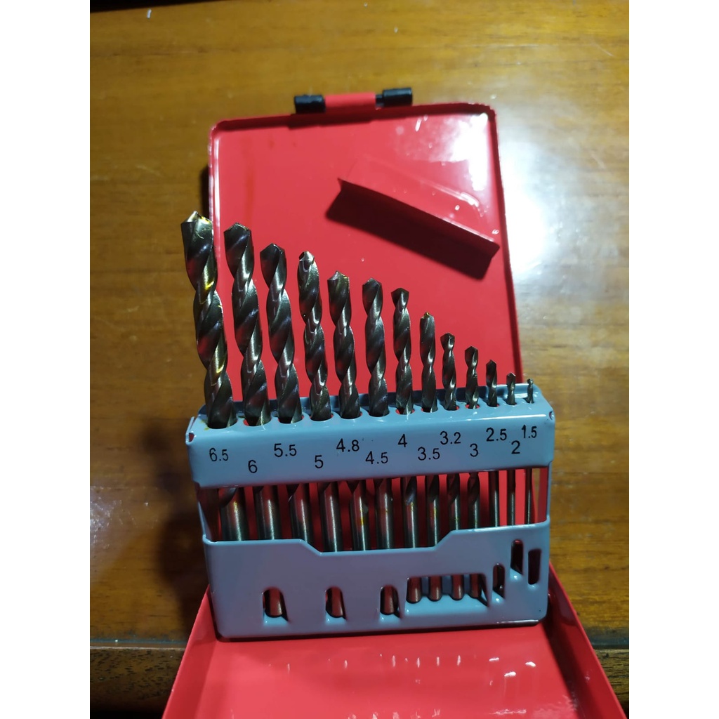 Mata Bor Set Besi Kugel Isi 13pcs