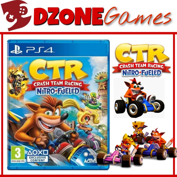 [Game/Console] Ps4 Ctr : Crash Team Racing Nitro Fueled Remake