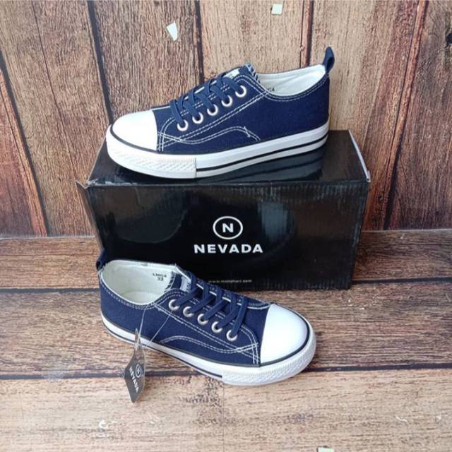SEPATU SNEAKERS ANAK LAKI-LAKI (Nevada Kidz) NAVY - LMC4N | FASHION ANAK MURAH | MATAHARI ORIGINAL