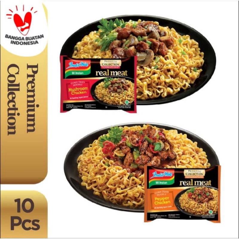

paket 10 pcs-indomie real meat mixed flavor