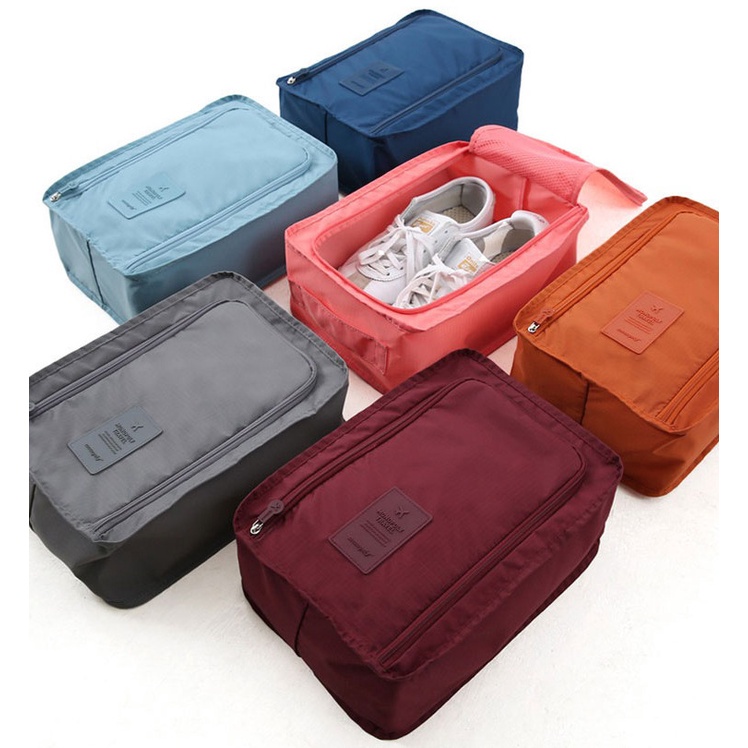 Shoes TAS SEPATU KECIL Pouch Travel / Tas Sendal Sepatu Lipat / Shoes Bag Organizer /Tempat Sepatu Sandal