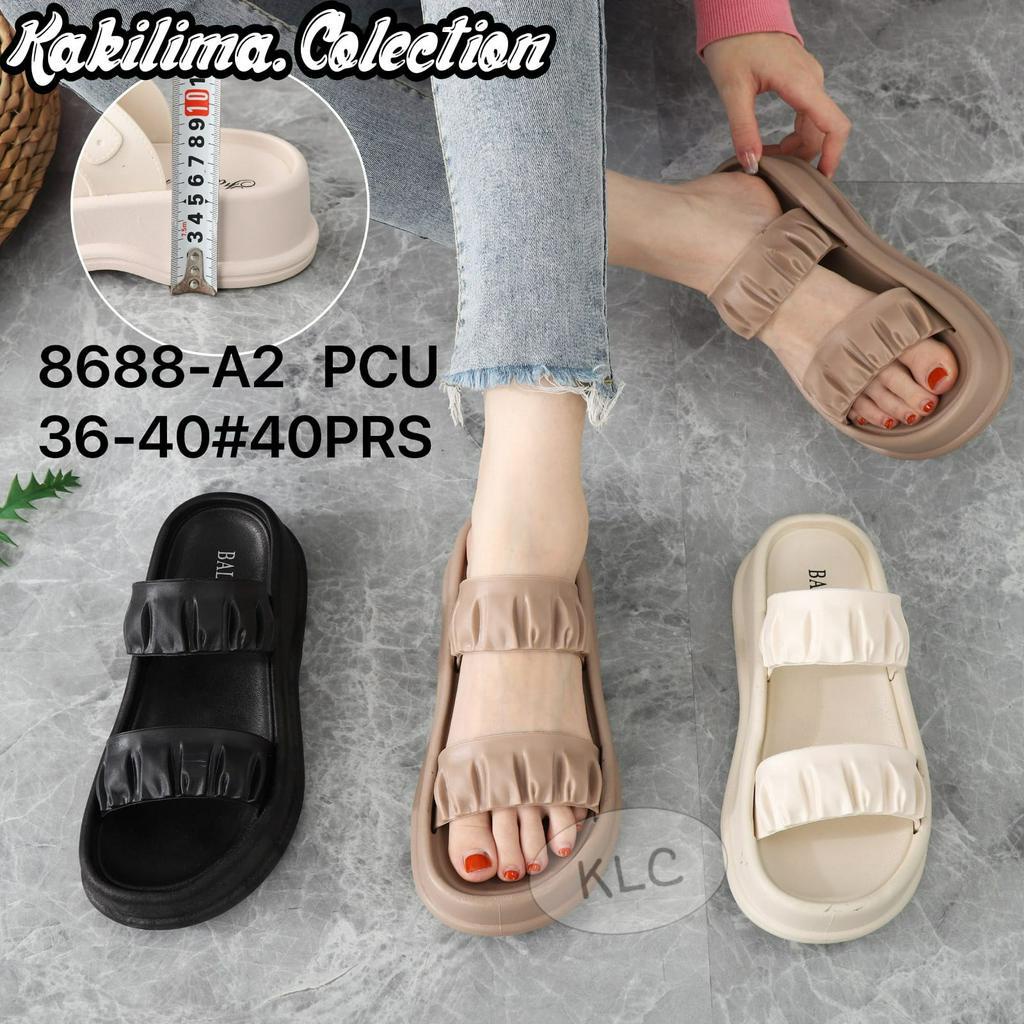 Sandal wedges jelly wanita sandal style skorean perempuan Balance 8868-A2