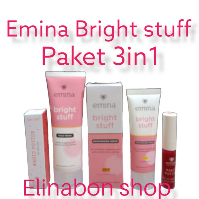 Emina Bright Stuff paket 3in1