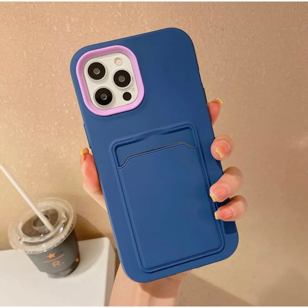 colourful card holder case iphone  7 8 x xr xs max 11 12 13 pro max