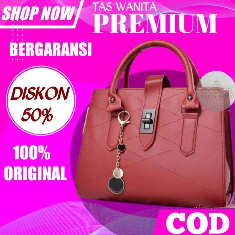 Az00744 Tas samping wanita tangan terbaru kekinian tenteng perempuan cangklong besar premium mewah e
