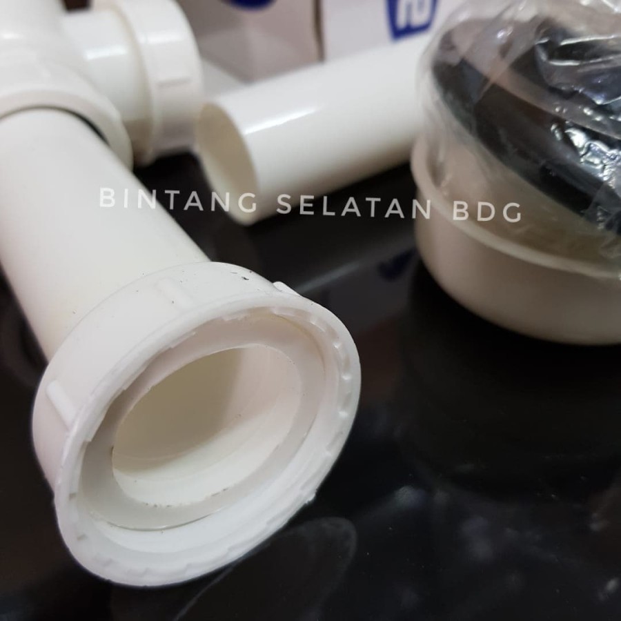 SIFON AIR BOTOL PLASTIK / PVC PEMBUANGAN WASTAFEL