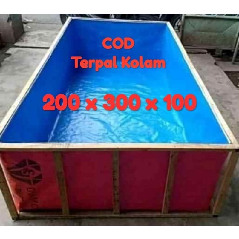 Terpal Kolam 2x3x1 A8 (kotak)