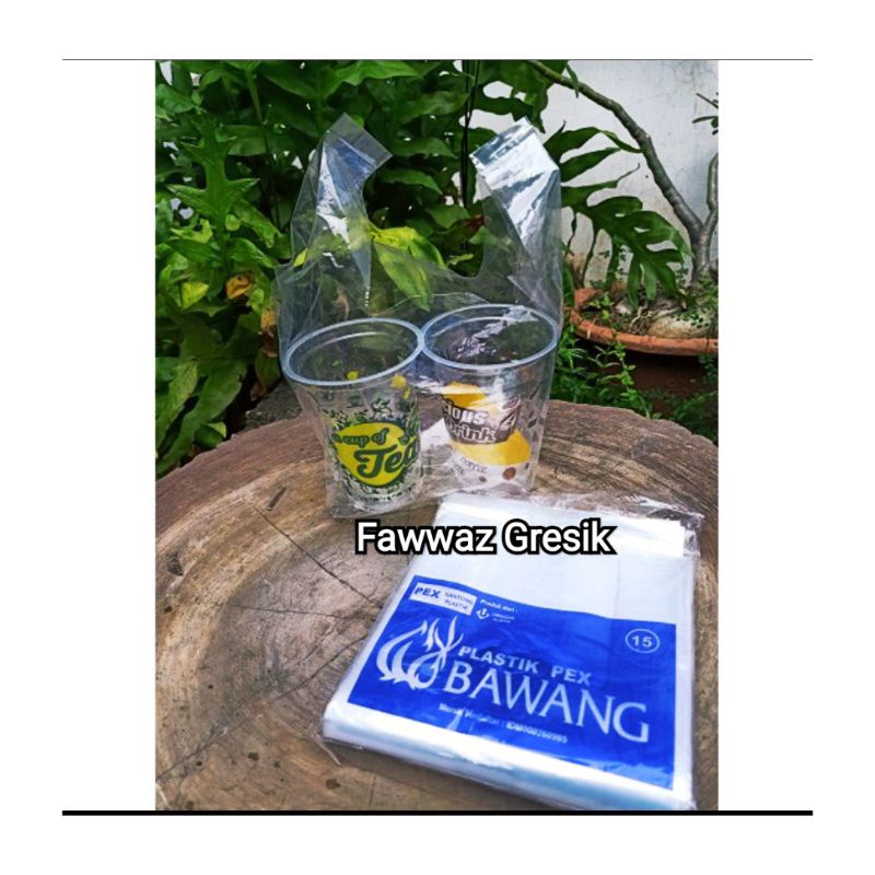 Kantong Kresek Bening PP / Plastik Pex Bening / Keresek Bawang 15