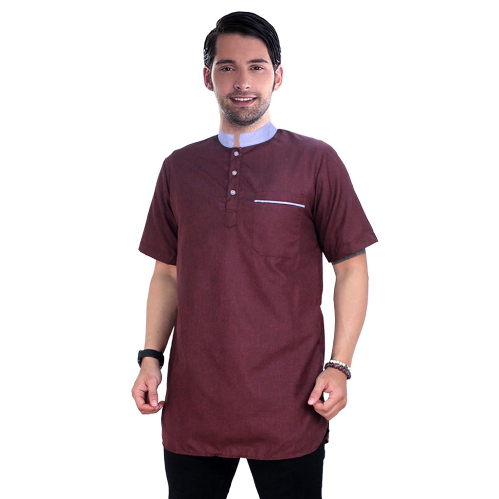 Baju Kurta Lengan Pendek  Madinah Alesya Muslim