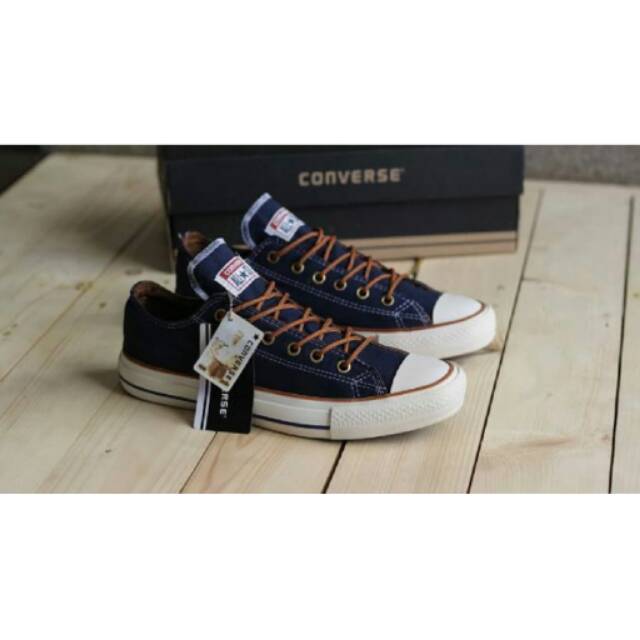 Sepatu Converse CT Classic Premium Navy Sneakers Pria Wanita