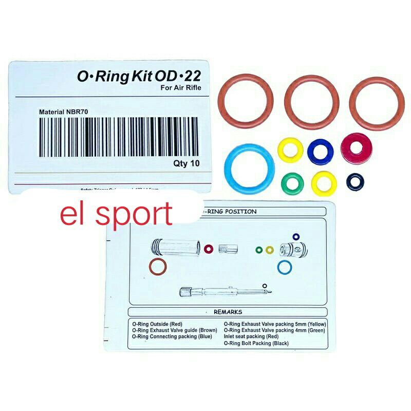 Oring tabung V5 Od 22-seal sil set od 22-Oring uklik-Oring import