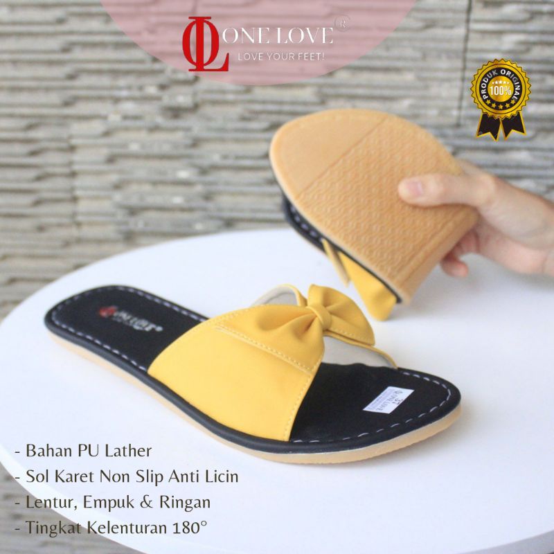 One Love Sandal Selop Wanita Terbaru One Love Original Branded Sandal Harian Wanita Sandal Cewek Kek