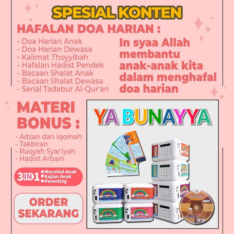 Speaker Murottal Anak Ya Bunayya