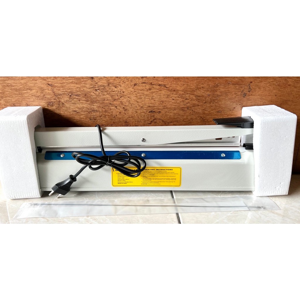 Impulse Sealer Bright Office 200 - Mesin Sealer 20 cm - Mesin Press Plastik 20 cm Badan Besi