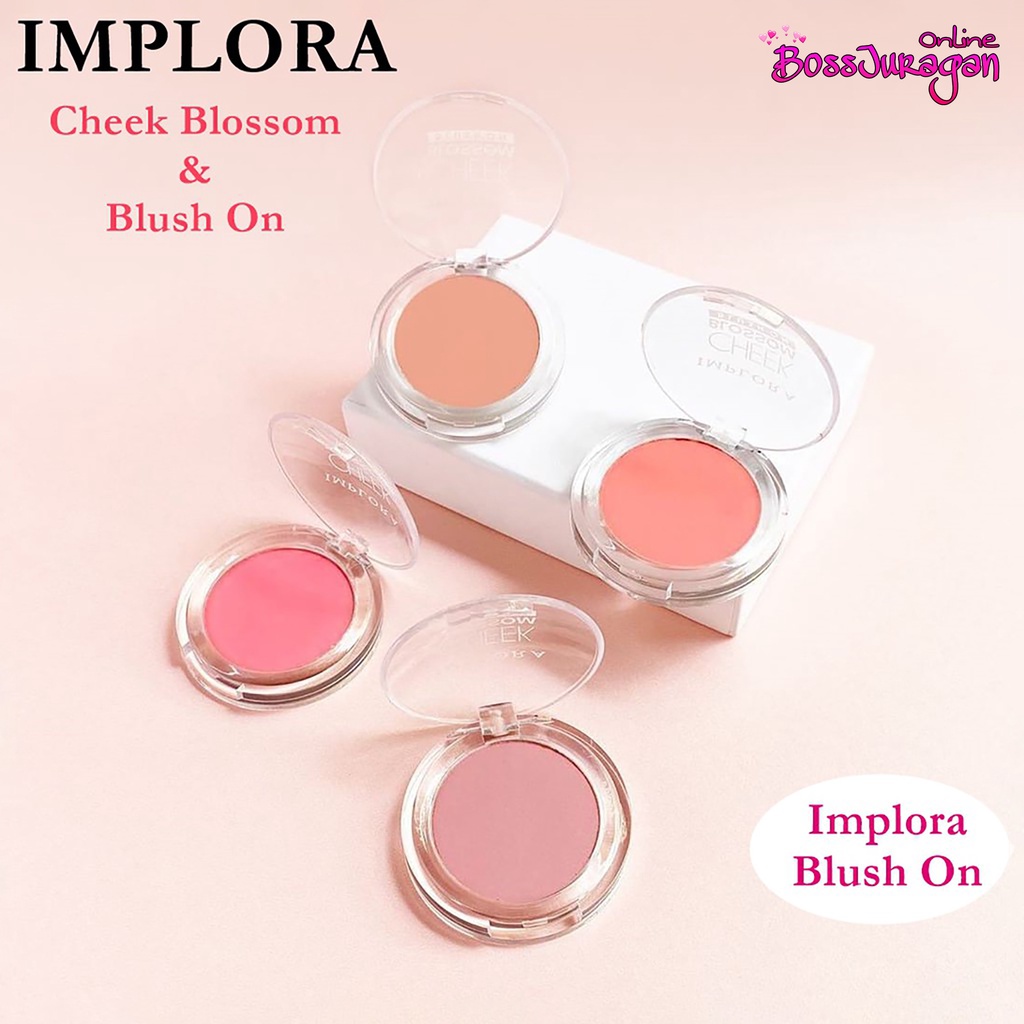 (BOSS) IMPLORA BLUSH ON - Implora Cheek Blossom &amp; Blush On