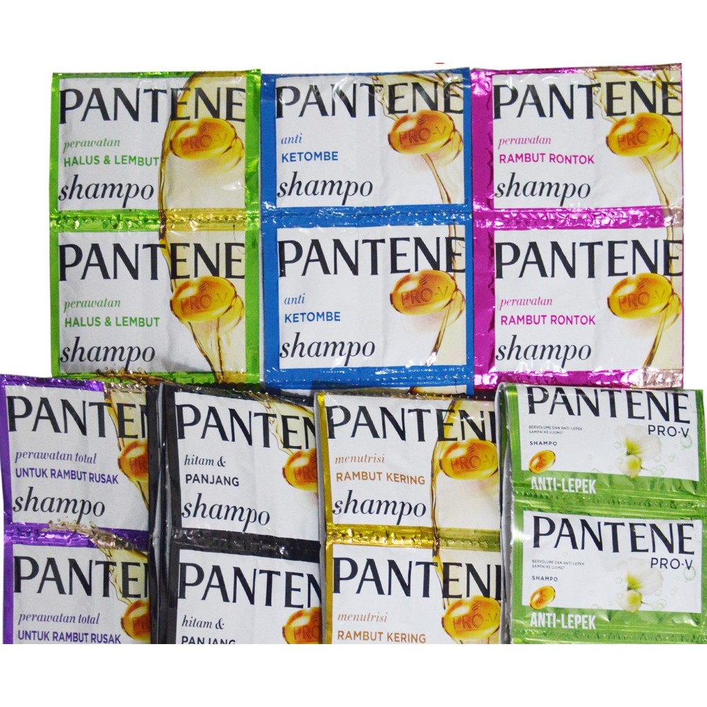 Pantene Shampoo Anti Ketombe | Shampoo Rambut Rontok | Shampo Pantene Sachet ( 1 PCS )